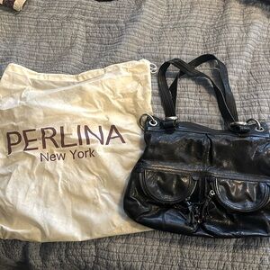 Perlina black purse